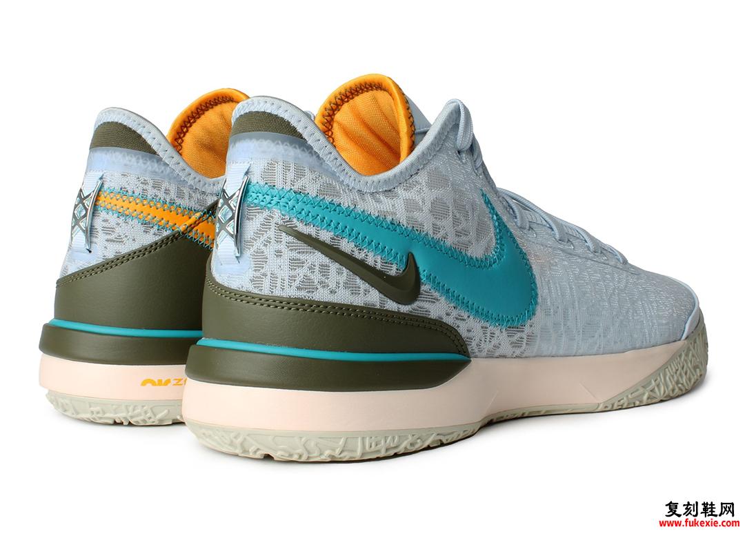 NIKE ZOOM LEBRON NXXT GEN 以“BLUE TINT”登场 货号：DR8784-400