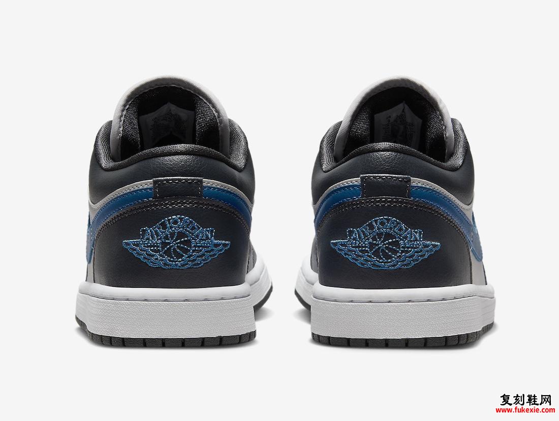 AIR JORDAN 1 LOW “ANTHRACITE/INDUSTRIAL BLUE” 现已上市（2024 年 4 月）