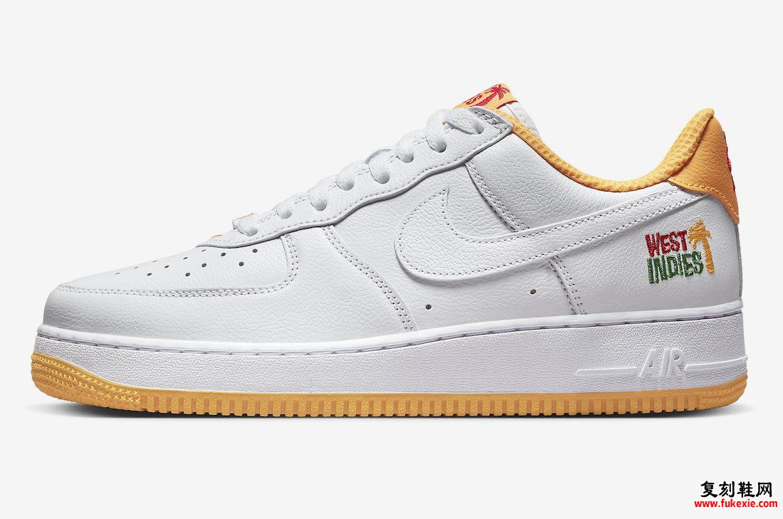 NIKE AIR FORCE 1 LOW “WEST INDIES” 将于 8 月 25 日发布