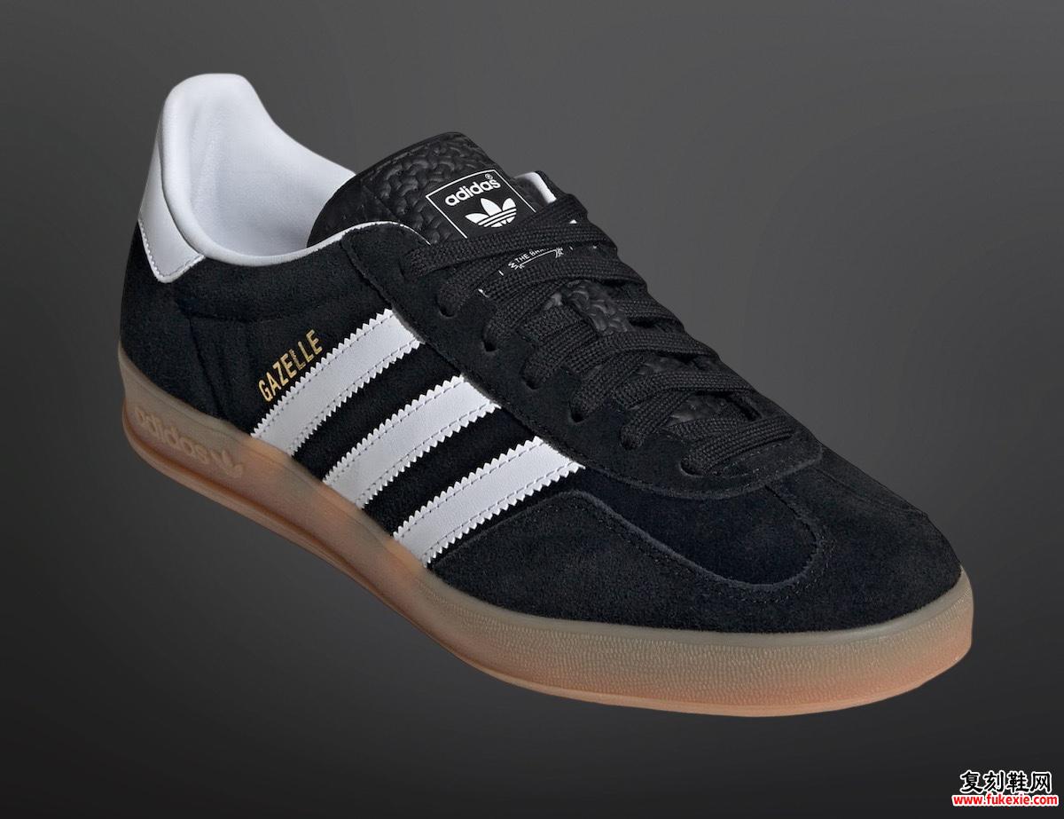 ADIDAS GAZELLE INDOOR“BLACK GUM” 将于 2024 年 6 月发售