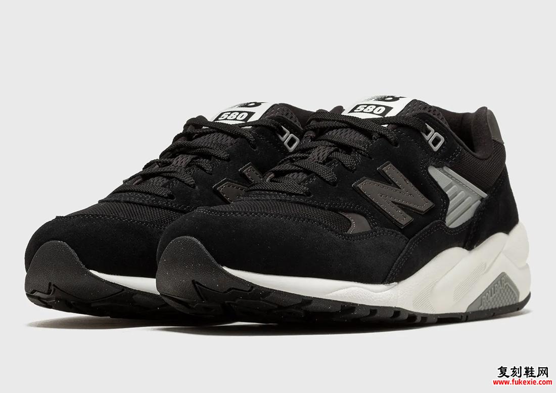 【2023】NEW BALANCE 580 以黑白配色亮相 值得关注 货号：MT580ED2