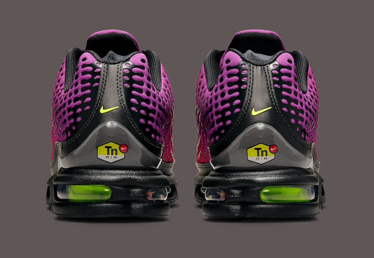 气压黄昏！Nike Air Max Plus VII Dusk HQ2197-800发售：霓虹渐变骨架+千禧复刻定价$180