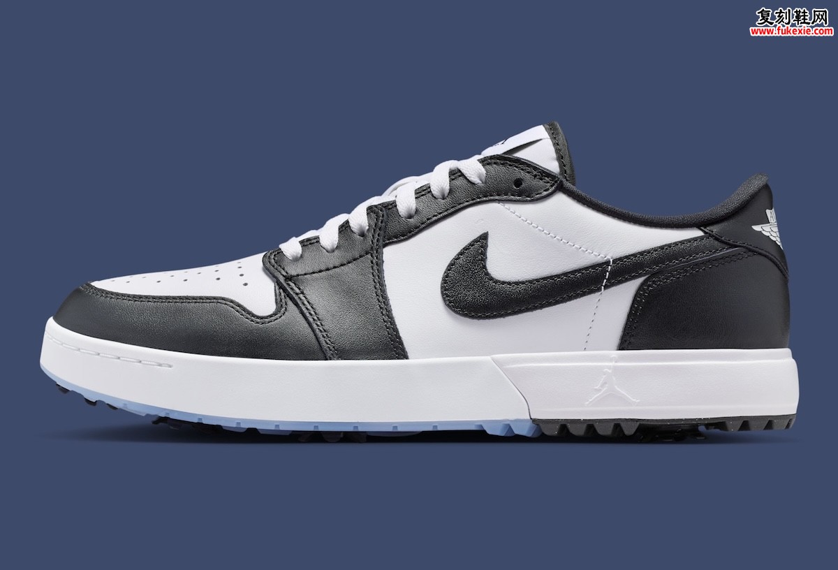 2026夏季必入高尔夫潮鞋：Air Jordan 1 Low Golf “Panda” 黑白熊猫配色AJ1