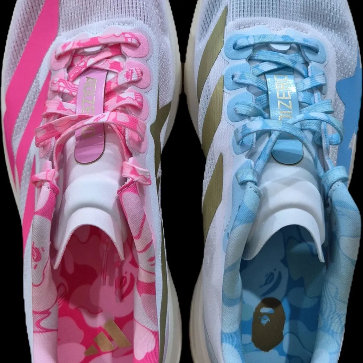 BAPE联乘阿迪达斯Adizero EVO SL迷彩不对称鸳鸯跑鞋将于六月一日正式发售定价二百美元街头潮流注入竞速基因