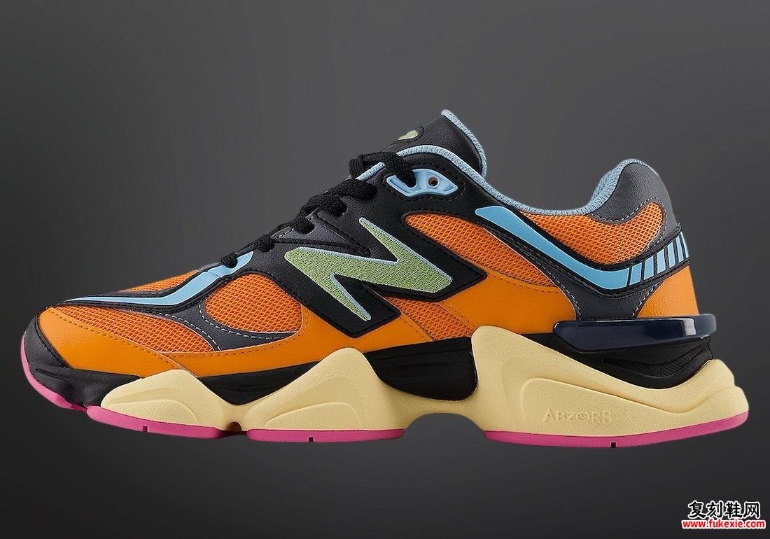NEW BALANCE 9060 在 2024 年夏季以橙色亮起 货号：U9060OGB