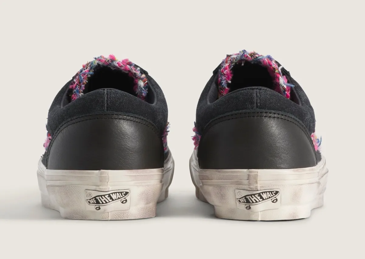 新款Vans Old Skool36 Souvenir 黑粗花呢金属挂饰,香奈儿风,2026夏发售插图3 新款Vans Old Skool36 Souvenir 黑粗花呢金属挂饰,香奈儿风,2026夏发售