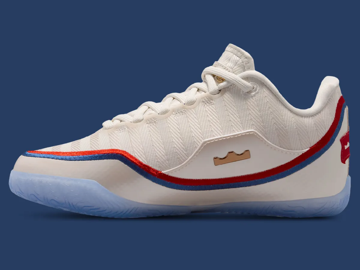 Nike LeBron 23 “Old Glory” 耐克勒布朗23“荣耀之旗”配色发布,以奥运旗手时刻诠释领袖传承