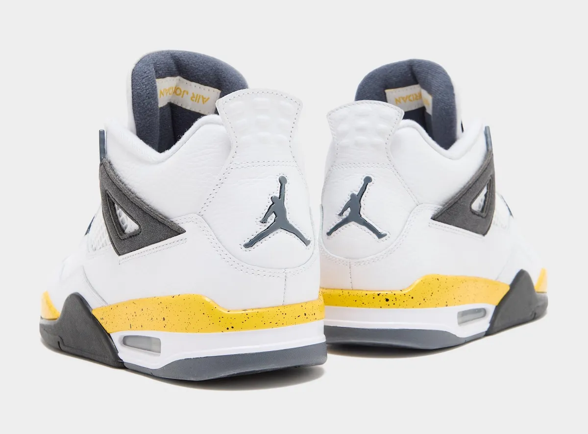 元年经典回归，Air Jordan 4 “Tour Yellow” 闪电黄配色，隐藏式 Rare Air 鞋舌魔术贴