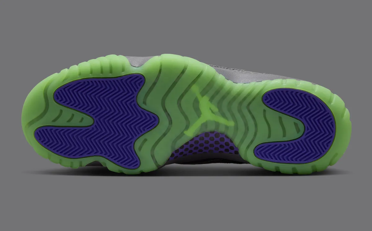 Quai 54 x Air Jordan 11 Low IE “Gunsmoke” 官图释出：巴黎街球盛宴的暗黑紫绿战靴