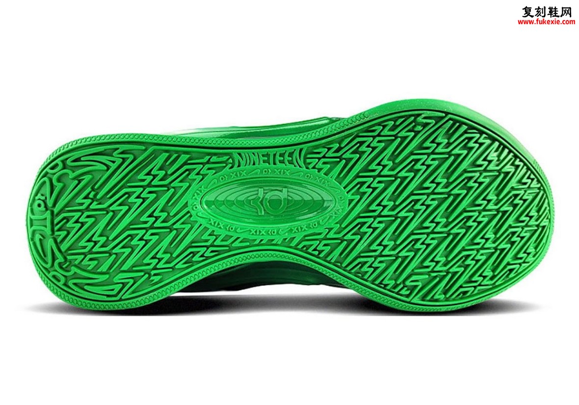 Nike KD 19 “Gorge Green”杜兰特KD19糖果系列新色「峡谷绿」全鞋统一绿色色调，9月6日发售$155