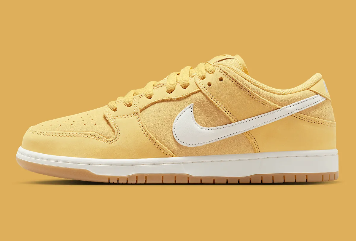 2025夏季Nike SB Dunk Low“土星金”深度解析：Orange Label系列滑板鞋新作登场