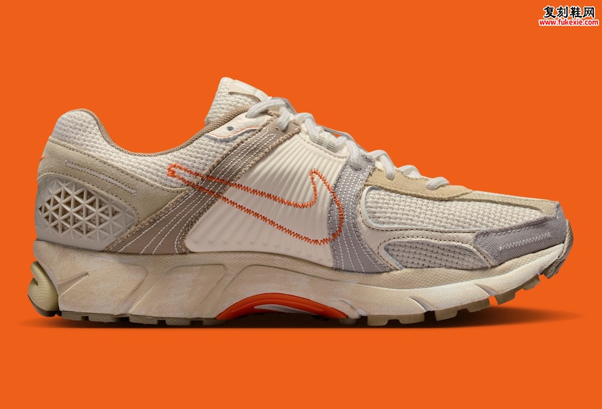 Nike Zoom Vomero 5 “Muslin/Pale Ivory” 米白灰橙配色10月1日发售 售价170美元