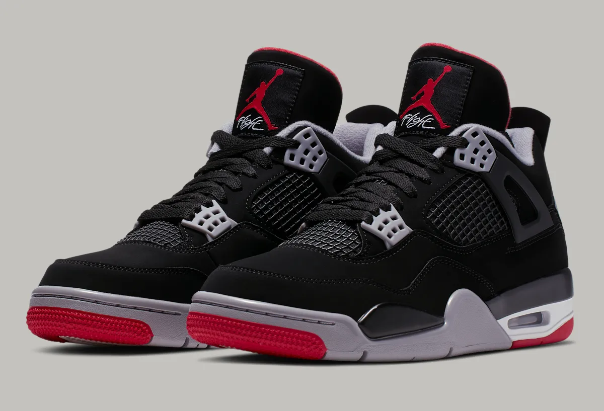 元年细节全线回归：Air Jordan 4 “Bred” 2026黑五再现1989经典