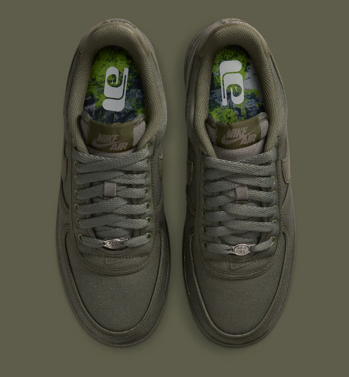 TUNE x Nike Air Force 1 CVS Wardrobe Unlocked 橄榄绿帆布可做旧 首尔鞋店联名致敬90年代韩国街头球鞋文化