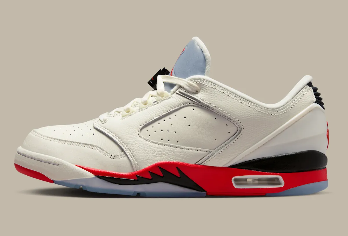 六十分之夜的基因重组:Jordan Sixty Plus Low ‘帆白/火红’ 以低帮形态续写混合传奇