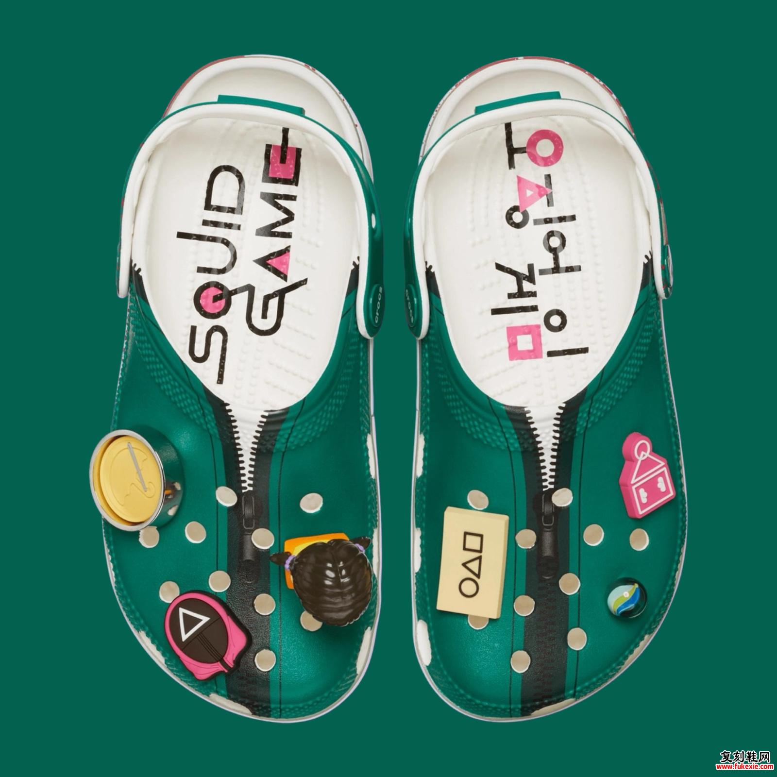 Squid Games x Crocs Classic 木屐现已上市（2024 年 12 月）货号：210224-90H