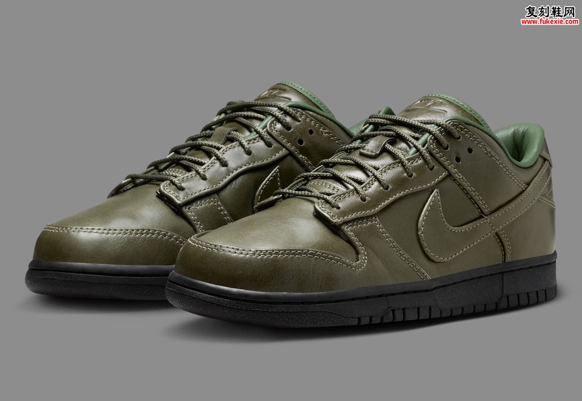 耐克 Dunk Low PRM “正装鞋”套装2026年1月6日发售 以抛光皮革重塑经典街头轮廓