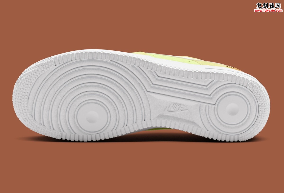 Nike Air Force 1 Low “Fennel/Lime Ice”「茴香青柠」配色 麂皮渐变致敬千禧细节