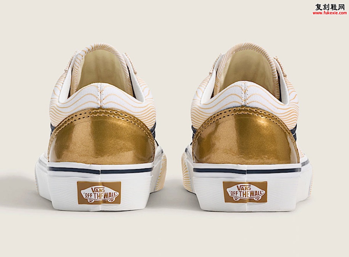 《Golden》闪耀童鞋!Vans Old Skool x K-Pop Demon Hunters 金属金鞋身搭载闪粉侧纹,电影一周年独家献礼插图2 《Golden》闪耀童鞋!Vans Old Skool x K-Pop Demon Hunters 金属金鞋身搭载闪粉侧纹,电影一周年独家献礼