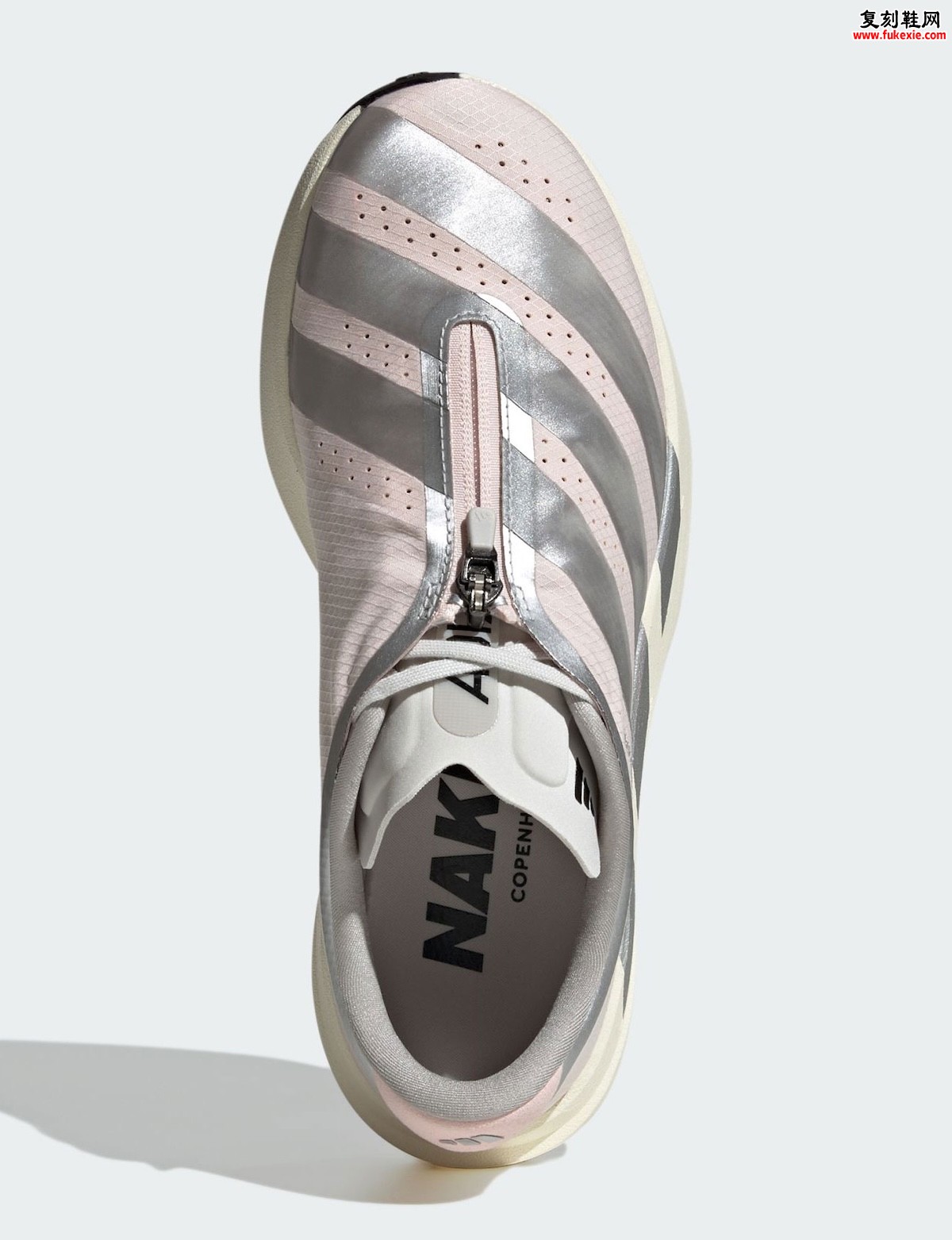 独家评测NAKED x adidas EVO SL Zip拉链跑鞋 柔粉银反光7.15发售插图4 独家评测NAKED x adidas EVO SL Zip拉链跑鞋 柔粉银反光7.15发售