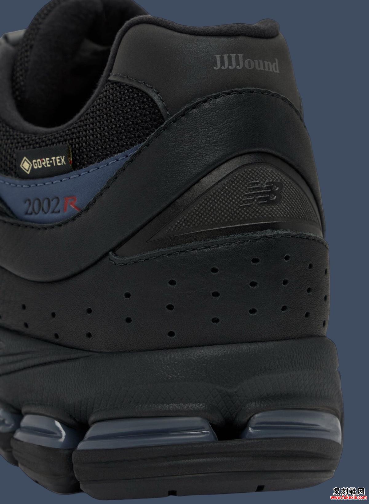 JJJJound x New Balance 2002R Gore-Tex “Black” 2024 年 12 月发布 货号:M2002RXW