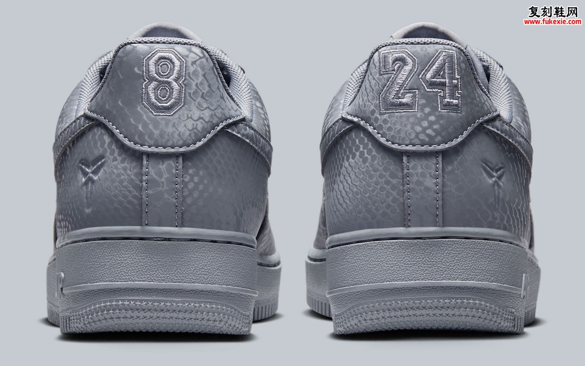 静默的曼巴印记：Nike Kobe Air Force 1 Low ‘冷灰’ 以细腻纹理与克制美学完成致敬