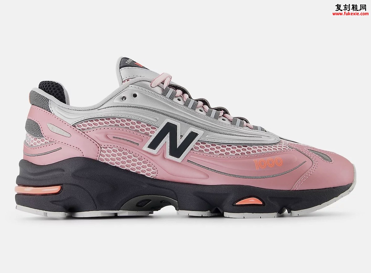 New Balance 1000「千禧粉翼」：2025秋日复古跑鞋的金属革命