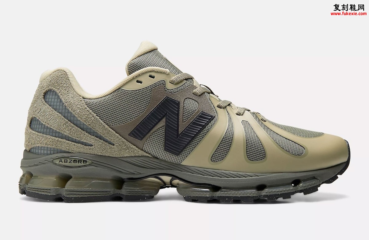 Stone Island x New Balance 1890 Covert Green 6月4日发售，橄榄绿防撕裂网面配罗盘徽章