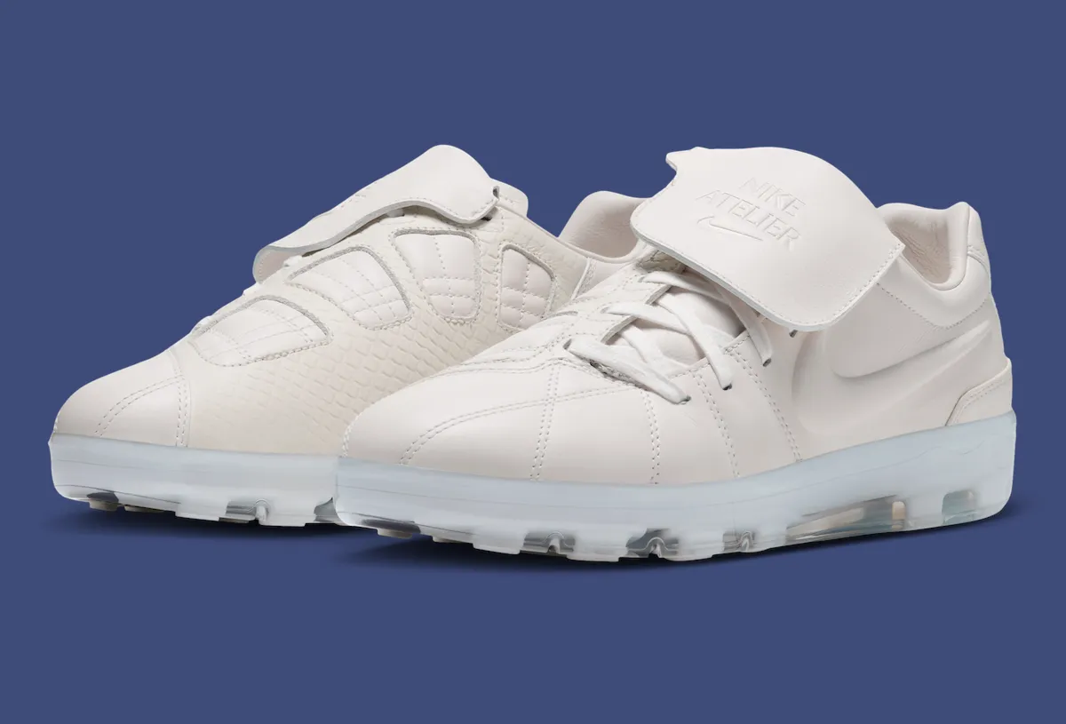 文班亚马联名Nike Atelier Total 90 “Sail” 7月20日预售，顶级工坊重塑T90 Laser III足球靴传奇缩略图