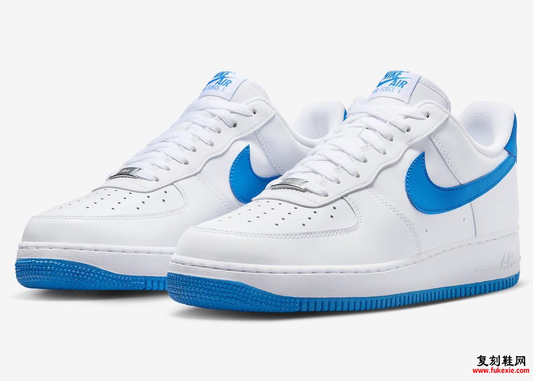 NIKE AIR FORCE 1 LOW 空军一号白蓝配色即将发售 货号：FJ4146-103