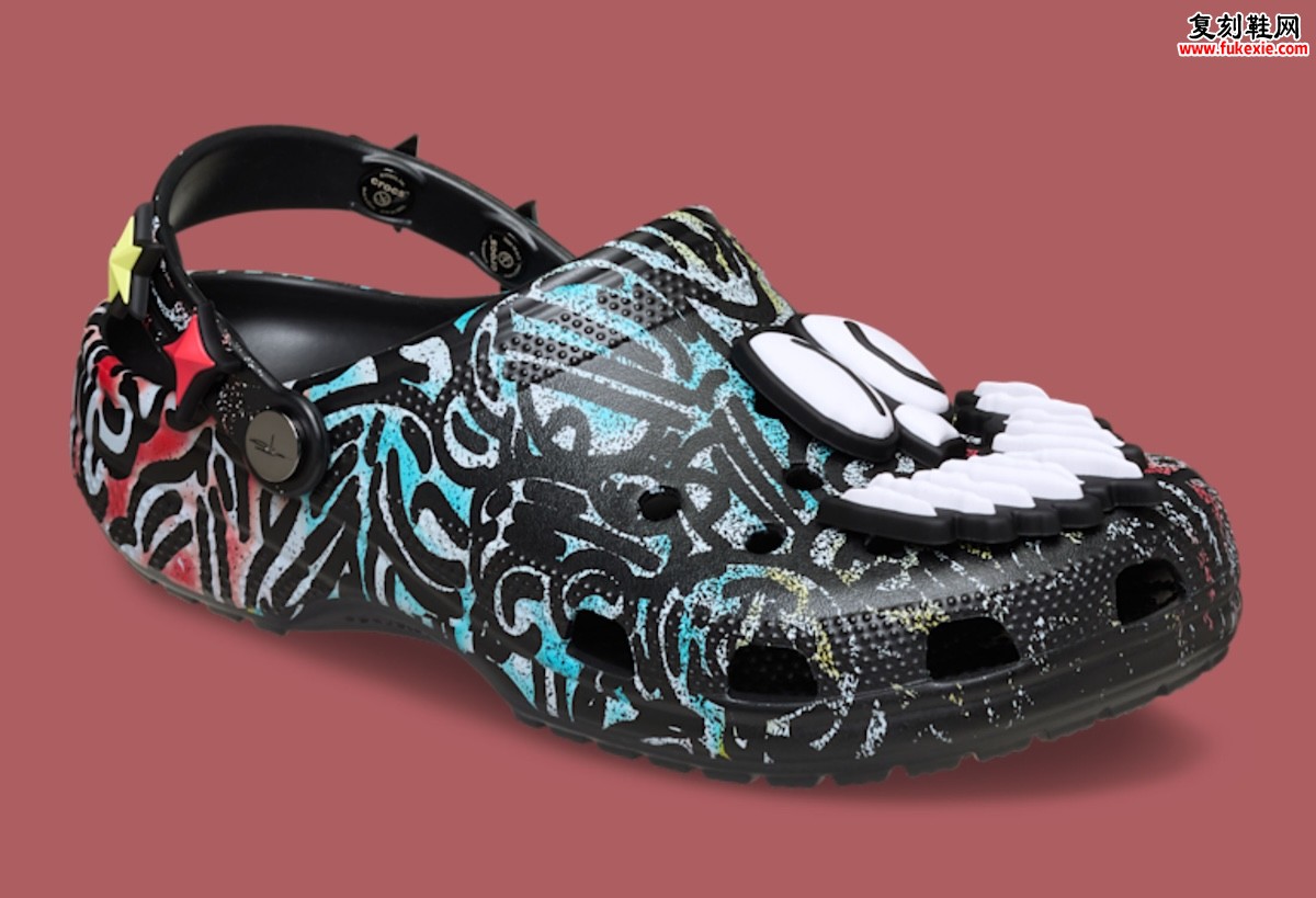 Slawn联名Crocs洞洞鞋11月发售 涂鸦艺术与街头文化的完美融合