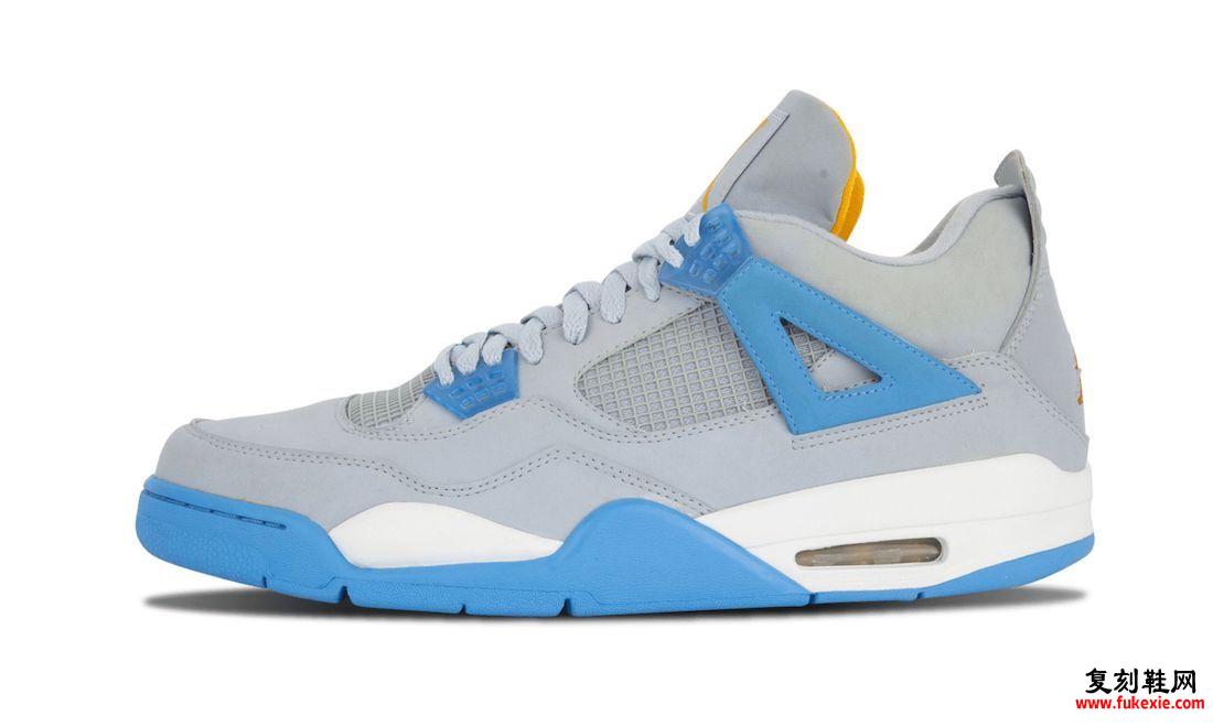 一起来欣赏 AIR JORDAN 4 “MIST BLUE”雾蓝色 货号：314254-041