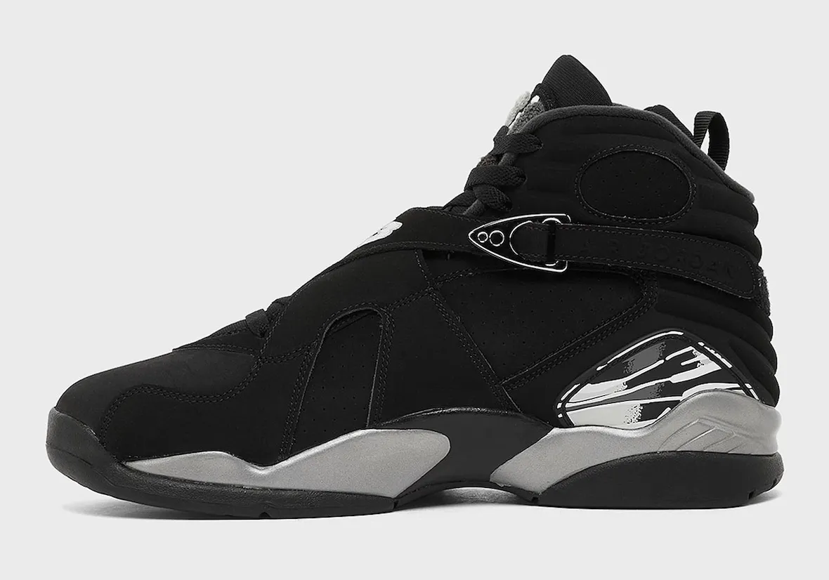 Air Jordan 8 “Chrome” 2026 复刻回归：经典黑魂配色时隔十年再度登场，9月12日正式发售