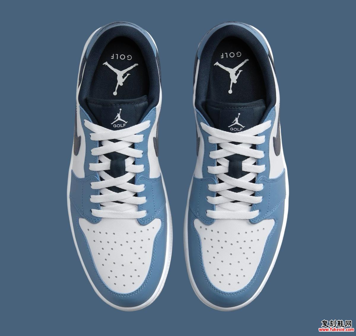 AIR JORDAN 1 LOW GOLF “AEGEAN STORM” 将于 2024 年 7 月发售 货号：DD9315-115