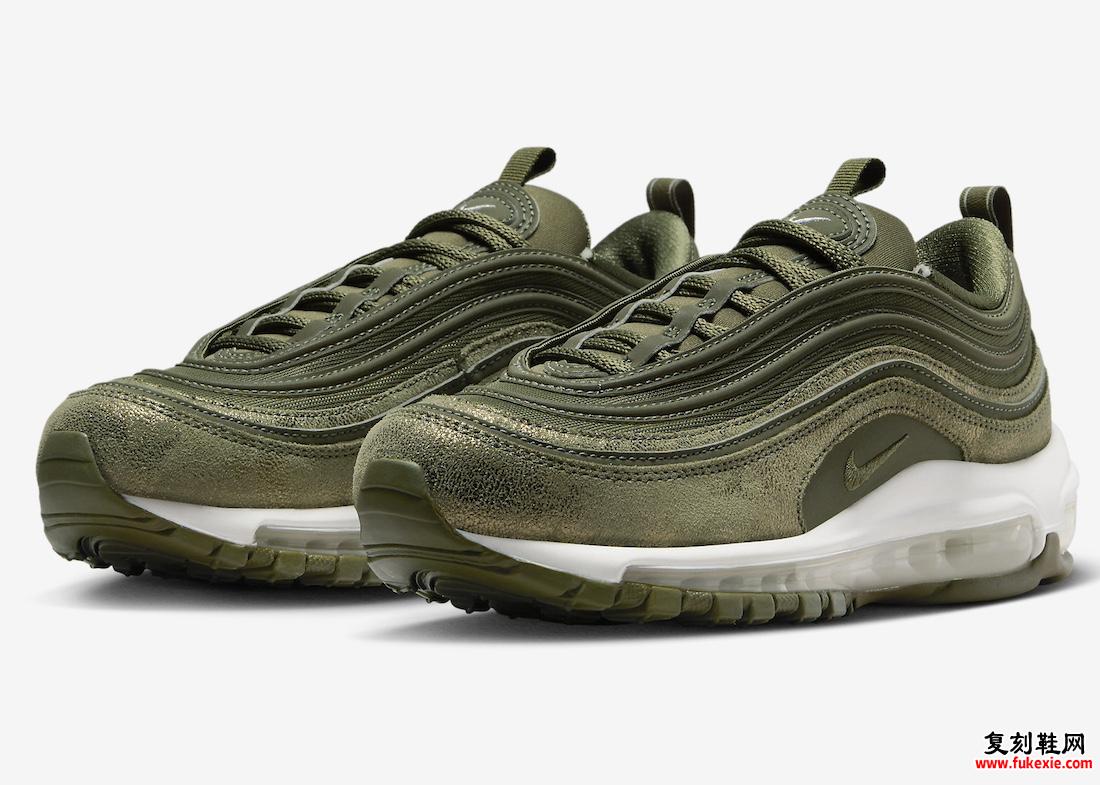 【原创】耐克AIR MAX 97“中橄榄”将于2024年春季发布 货号：FB1289-201