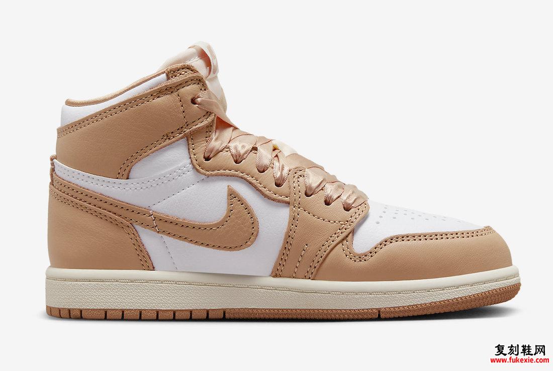 AIR JORDAN 1 HIGH OG “PRALINE” 也推出童鞋 货号：FN6622-201