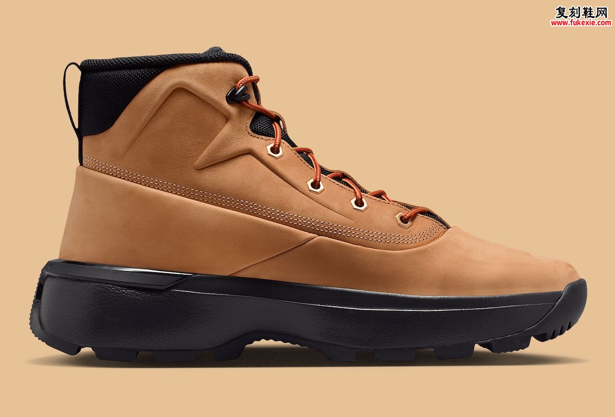Jordan City Boot城市机能靴2025秋季首发:小麦色翻毛皮重塑户外美学