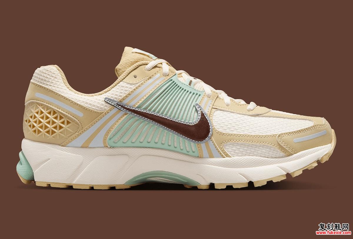 Nike Zoom Vomero 5 “Team Gold/Seafoam” 2025深度解析：夏日美学与功能主义的终极平衡