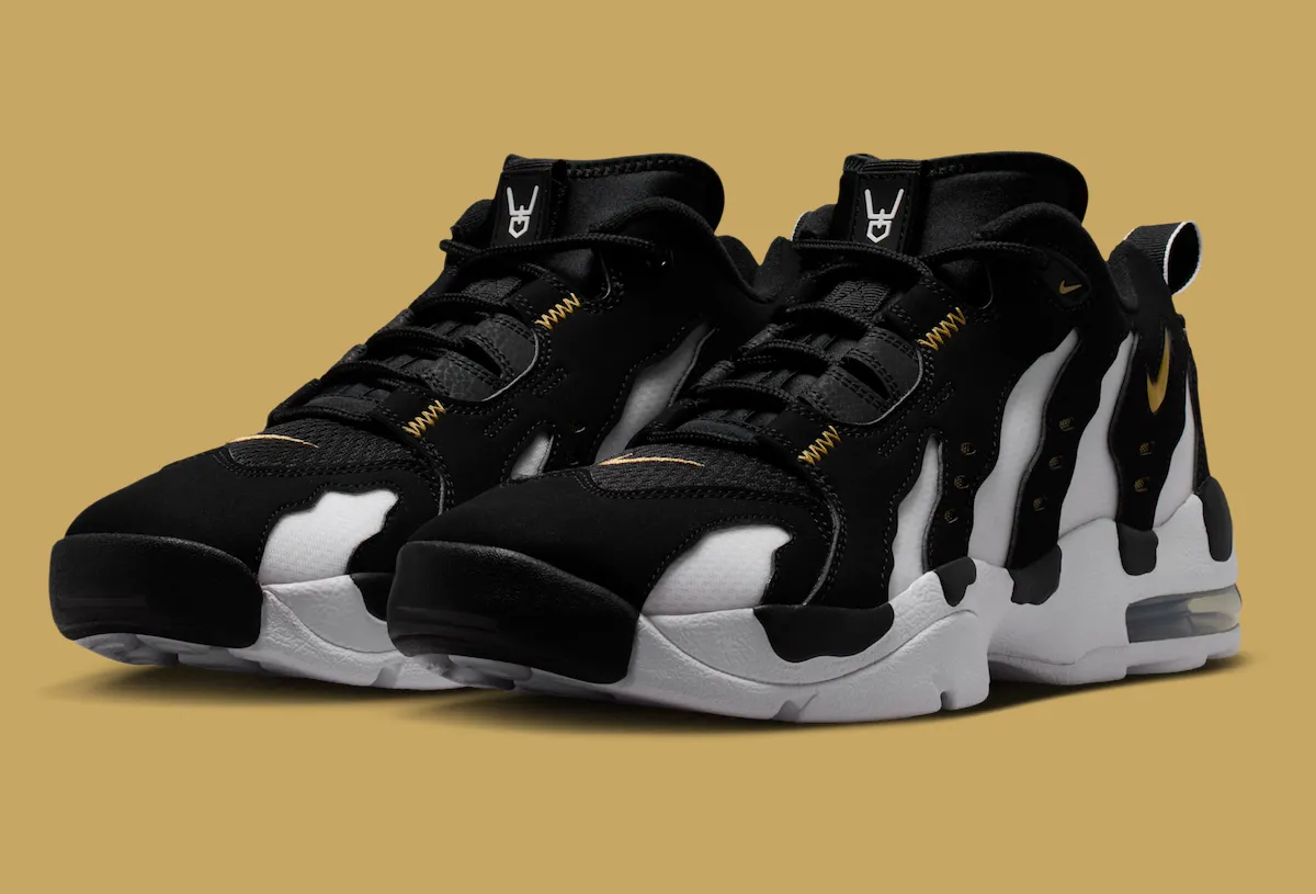 Nike Air DT Max 96 Low黑金配色5月22日SNKRS发售，保留可视Air Max单元与爪痕面板开启低帮新时代