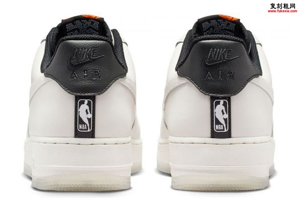 NBA x 耐克空军一号低帮「幻影」配色 透明外底暗藏联盟标志演绎极致低调致敬