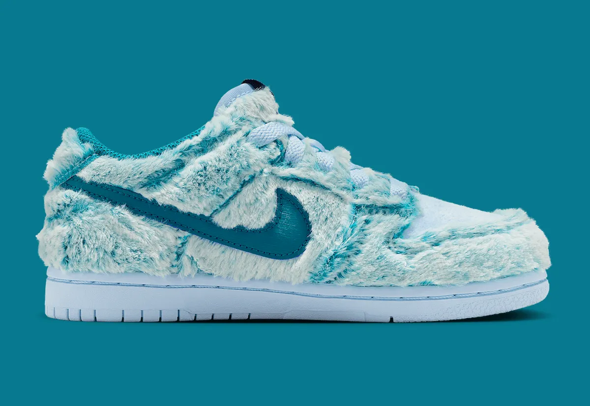 Nike Dunk Low “Abominable Snowman”毛绒雪怪主题Dunk Low携专属挂饰萌趣上市