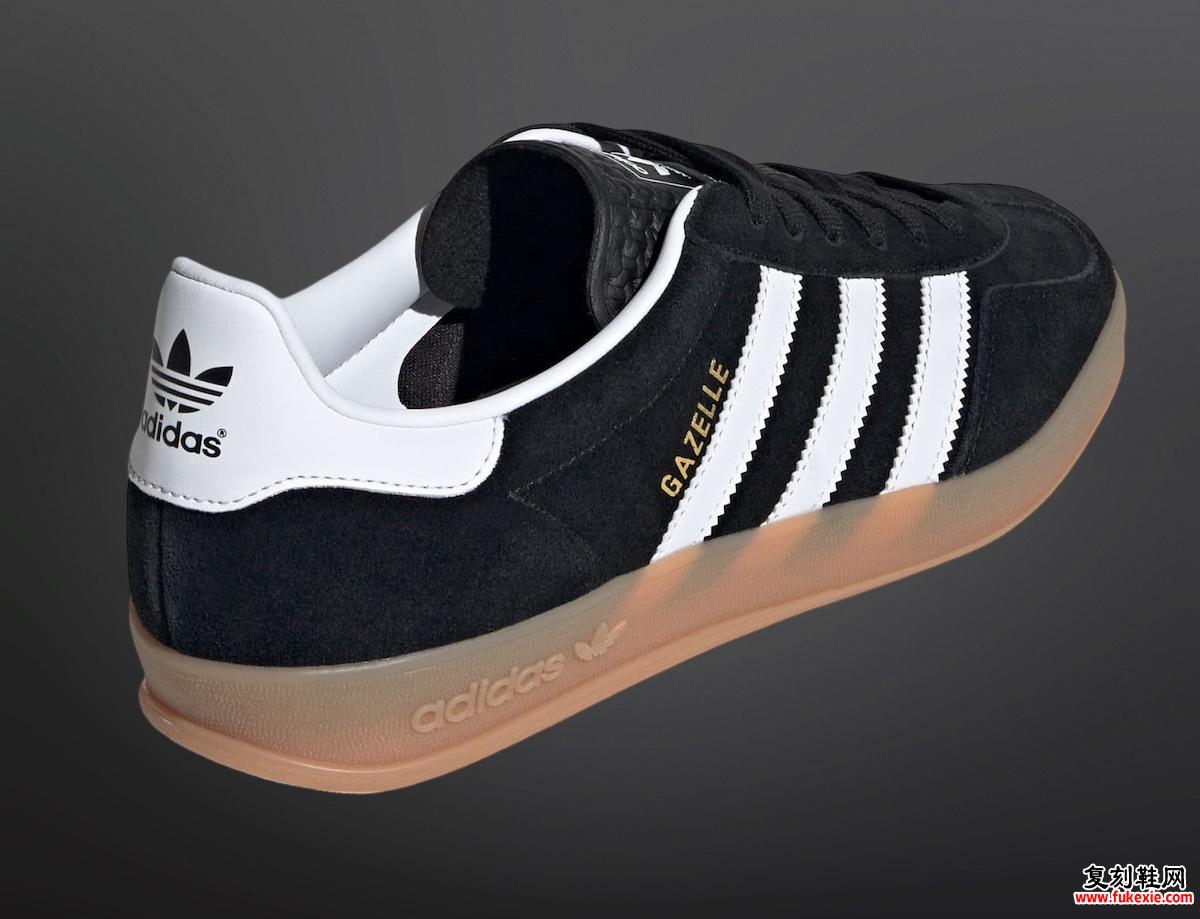 ADIDAS GAZELLE INDOOR“BLACK GUM” 将于 2024 年 6 月发售