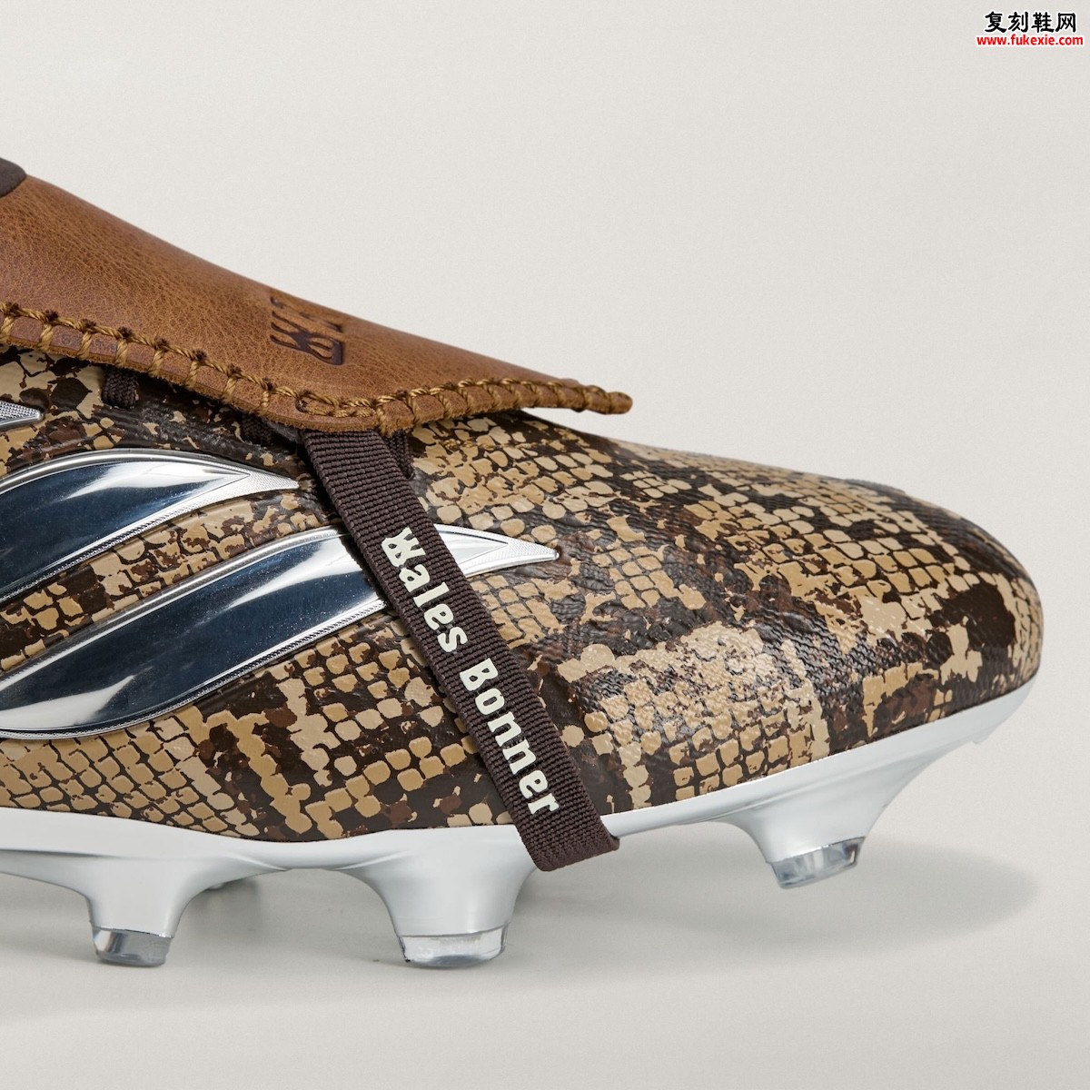 Wales Bonner x adidas Predator “Snakeskin”英伦才女Wales Bonner跨界重塑绿茵经典