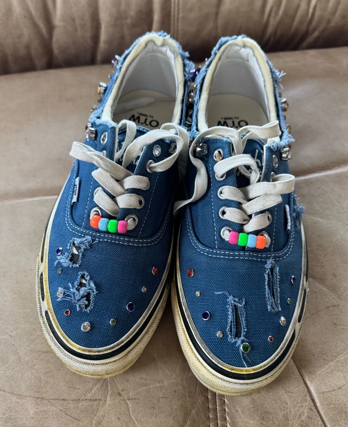 Satoshi Nakamoto x Vans Era Lucky Charms Blue 2027海军蓝帆布新作延续珠宝美学与破坏主义风格