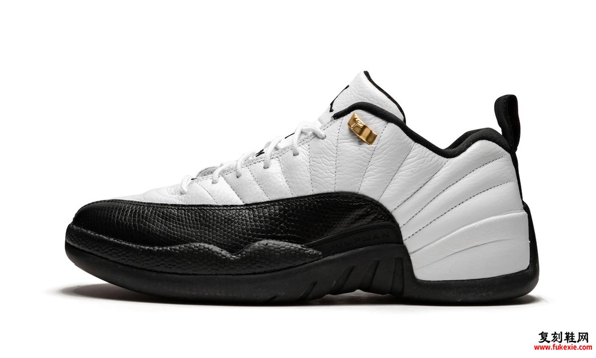 一起来欣赏：AIR JORDAN 12 LOW “TAXI” 货号：308317-104