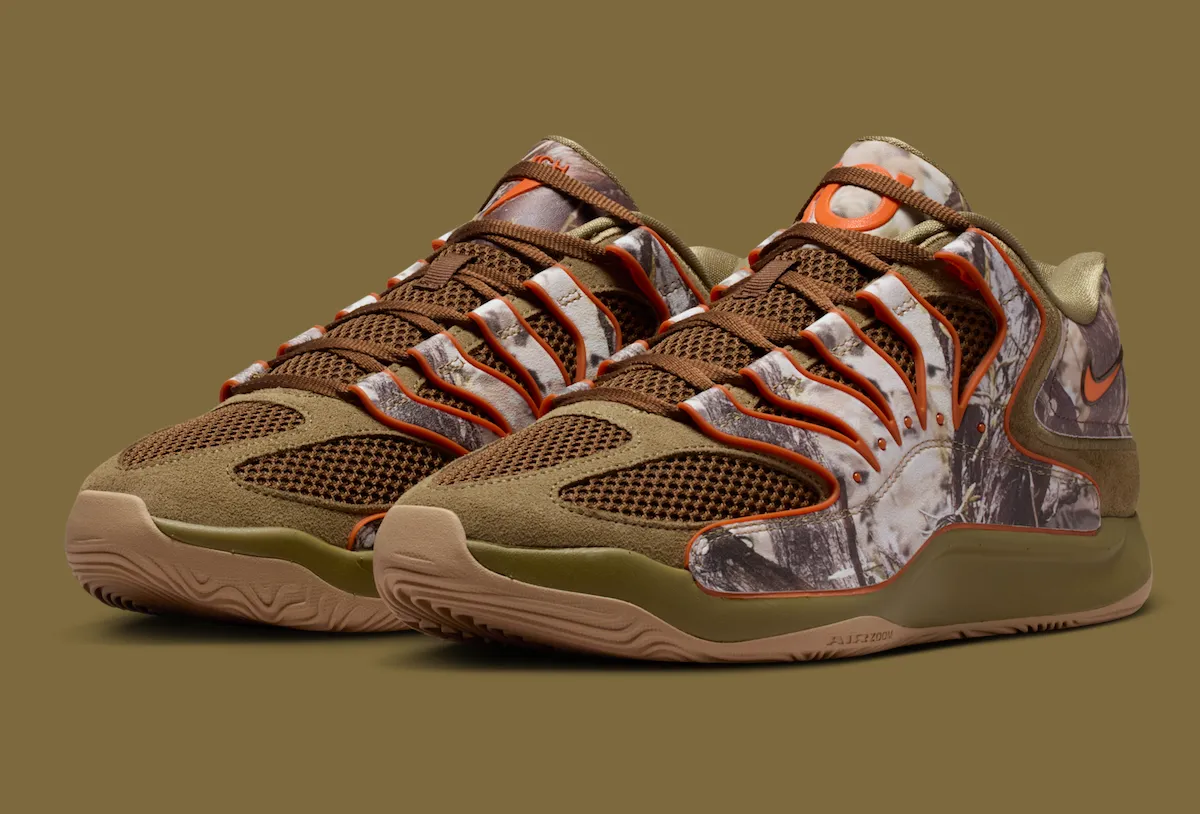 猎装迷彩上身：Chet Holmgren x Nike KD 18 “Tree Camo” 三月接力发售