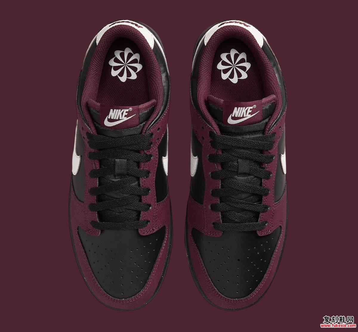 NIKE DUNK LOW NEXT NATURE “BURGUNDY CRUSH” 2024 年夏季发售 HM9658-600