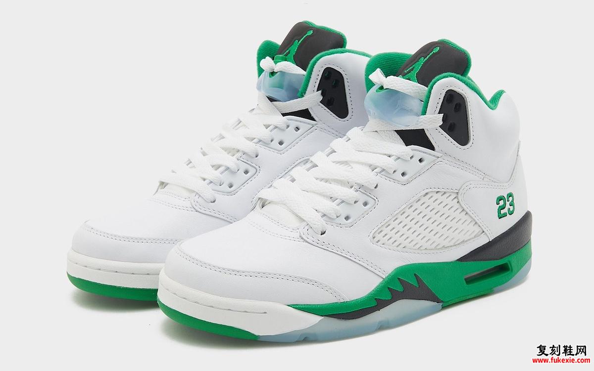 AIR JORDAN 5 “LUCKY GREEN” 将于 2024 年 2 月发布 货号：DD9336-103