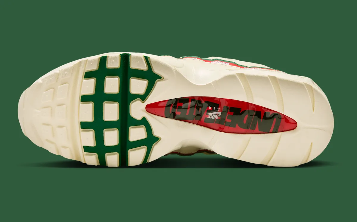 Undefeated联名耐克Air Max 95帆白配色 复古赛车条纹设计致敬经典