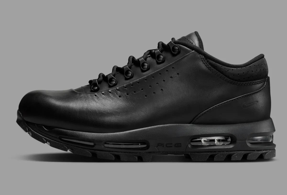 Nike Air Max Goadome Low “Black”低帮化改造，以黑魂形态开启2026春季机能新章